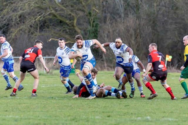 Charles Pendlebury on the burst for Peterborough Lions against Newbold. Photo: Mick Sutterby.