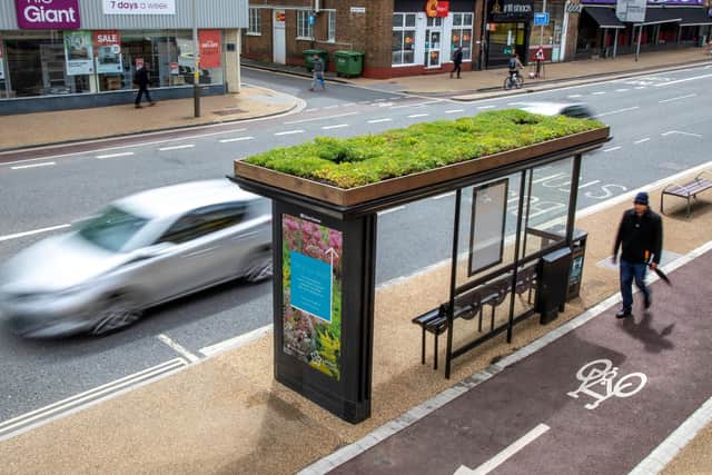 An example of how the bee bus stops look. Photo: Bauer Media Outdoor.