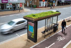 An example of how the bee bus stops look. Photo: Bauer Media Outdoor.