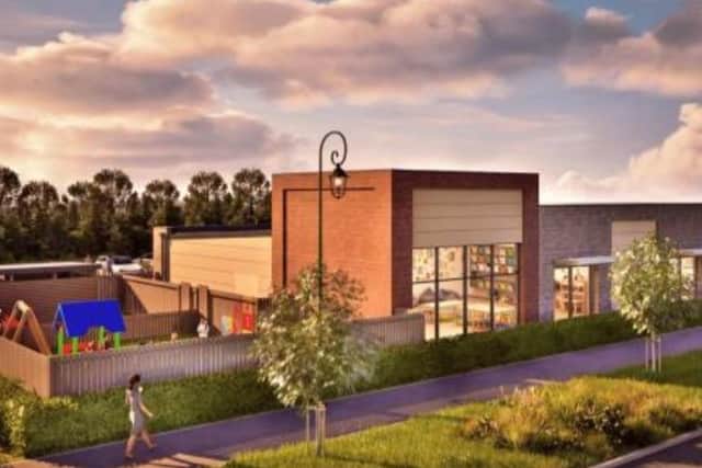 This image shows the Busy Bees nursery planned for Hampton Water, Peterborough