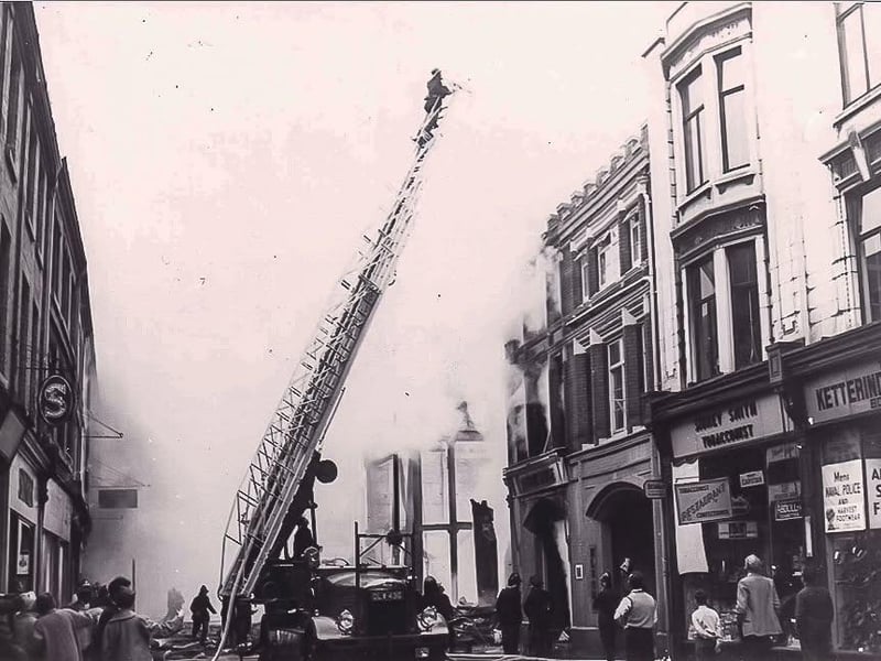 The Peterborough Volunteer Fire Brigade, stationed just around the corner on King Street, was among the first to respond
