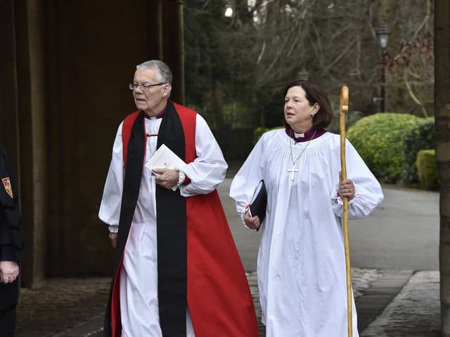 The Right Revd Debbie Sellin installed at Peterborough Cathedral.