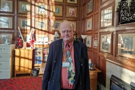 Mayor Nick Sandford in Peterborough Town Hall