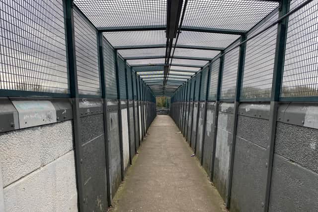 The bridge where the attacks happened