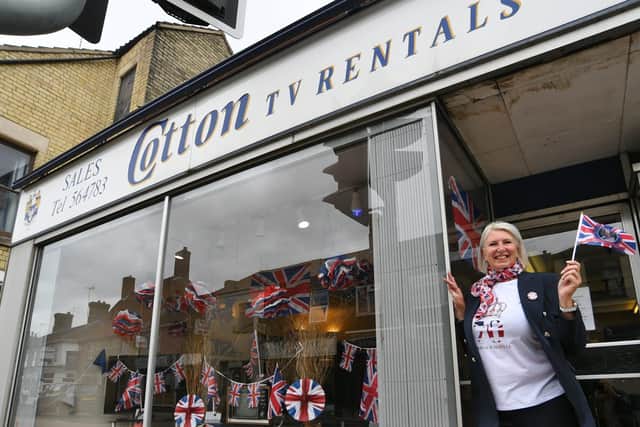 Hayley Cotton-Shelton has been decorating her shop front for more than 20 years, inspired by themed events.