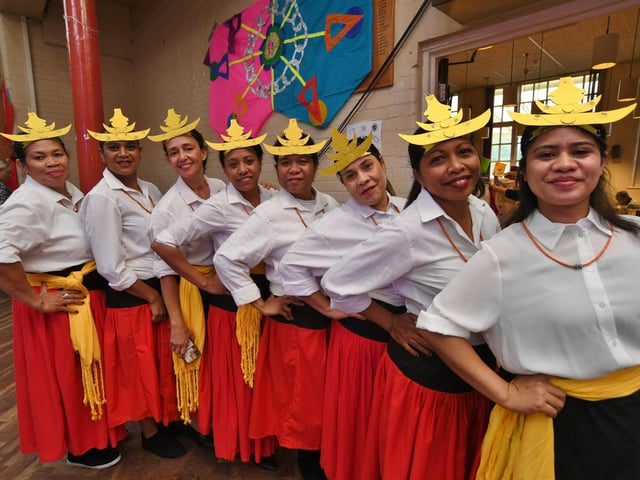 The Lorico dancers from East Timor.