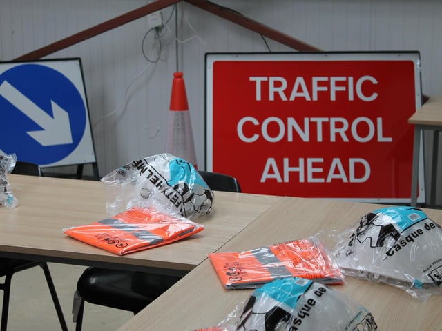 Training equipment at the Portland Training Company centre in Peterborough.