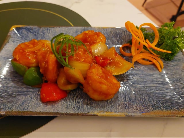 Brad Barnes dines at Fire & Wok in Cowgate, Peterborough city centre