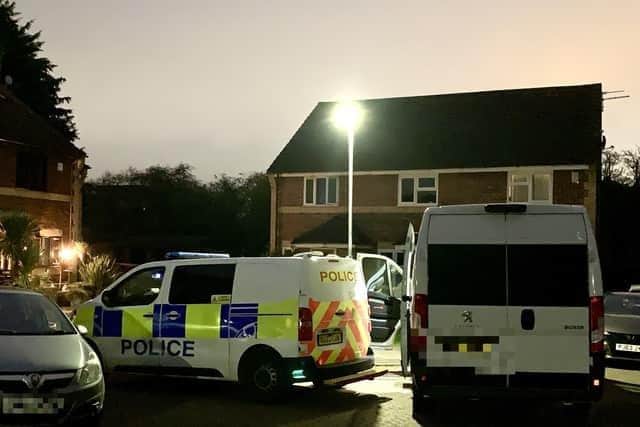 The scene at Farriers Court