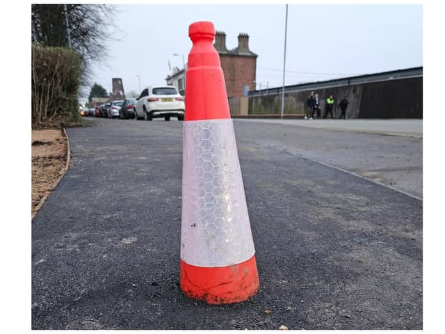 The stranded cone left many locals baffled