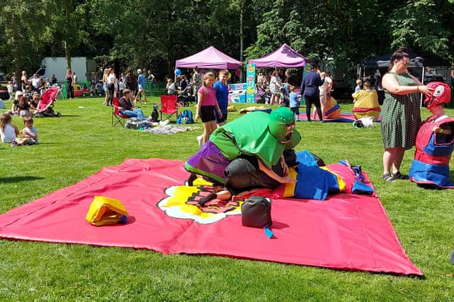 Funtopia - inflatables fun at Central Park