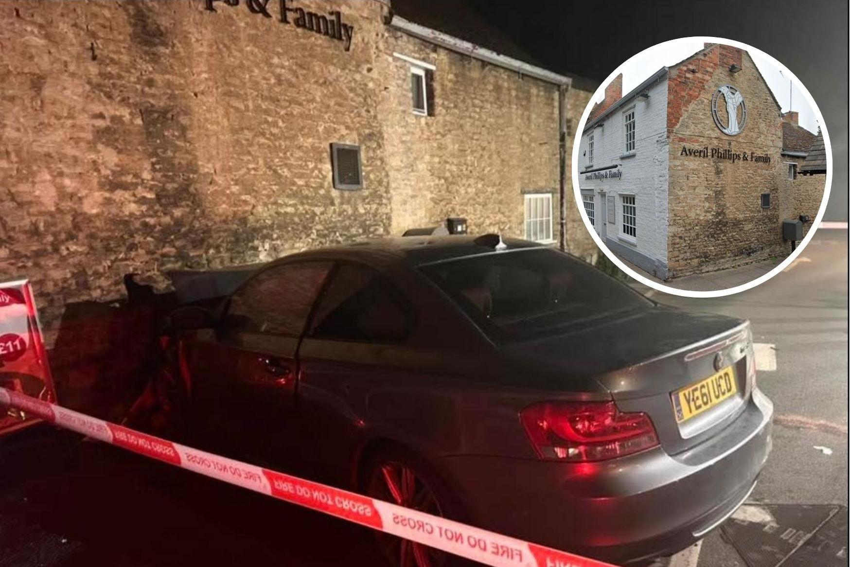 Northamptonshire funeral directors temporarily closed after car crashes ...