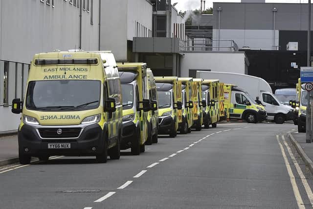 Jennifer Greenwood, 75, spent more than eight hours in the back of ambulances during her 23-hour wait at Peterborough City Hospital's A&E Department.