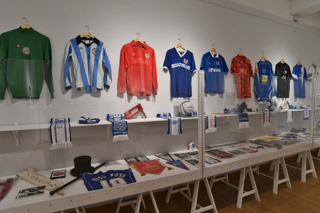 Peterborough United exhibition at the Peterborough Museum