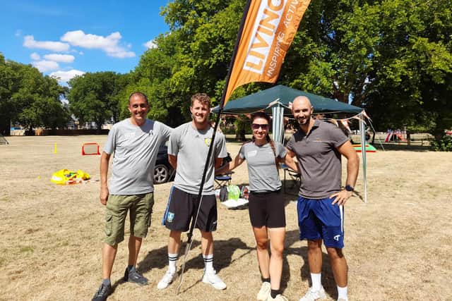 Living Sport and Vivacity staff at Stanley Park
