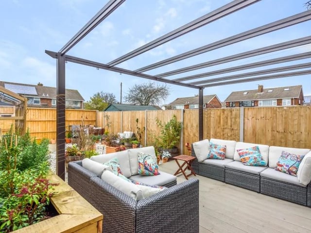 This four bed semi-detached house in Lasham Walk, Fareham, is on the market for £325,000. It is listed by Beals - Fareham on Zoopla.