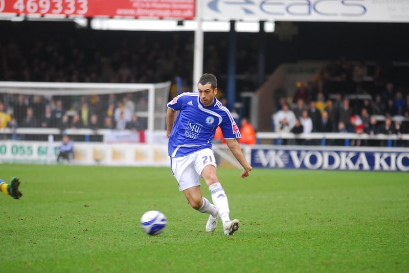 A full-back with a wand of a left foot was an immediate hit when he moved to Posh from West Ham United, initially on loan, and then on a permanent basis. Sold to Birmingham City for £350k at the end of his first stint at Posh, but returned for two further spells at London Road. A entertaining player who was strong on set pieces. Made 121 appearances for the club in total spread over 10 years and was part of the 2008-09 League One promotion squad.