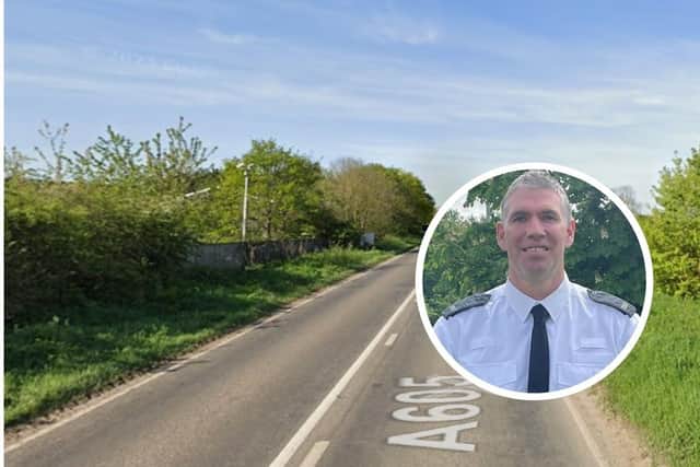 DC Craig Trevor and DC Lily Deacon rescued the woman from the crash on the A605. (The Police Federation said no picture of DC Deacon was available). Picture of DC Taylor: The Police Federation