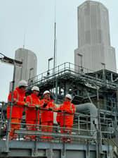 Sam Carling MP and Andrew Pakes MP visit National Gas' Werrington compression site