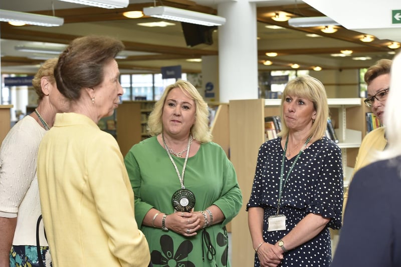 HRH Princess Royal's visit to Read Easy at Central Library.
