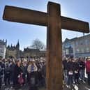 The Good Friday 'Walk of Witness' in the city centre.