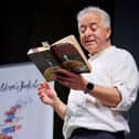 Celebrated children's author Frank Cottrell-Boyce reading at a Children's Bookshow event at Newcastle in 2022 (image: The Children's Bookshow)