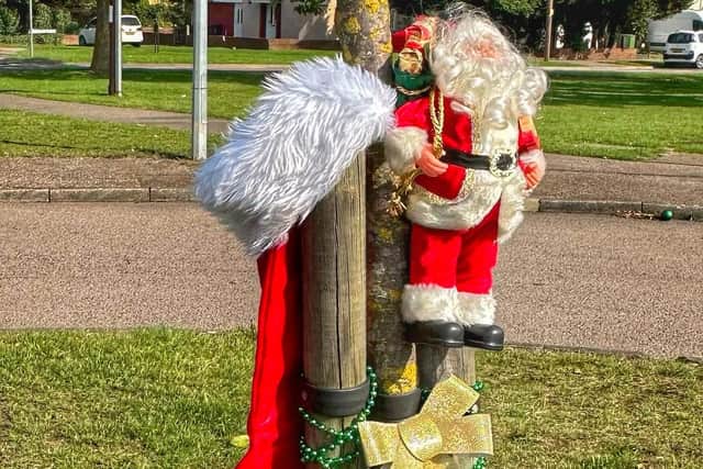 The decorations were spotted this week. Photo: Toby Wood