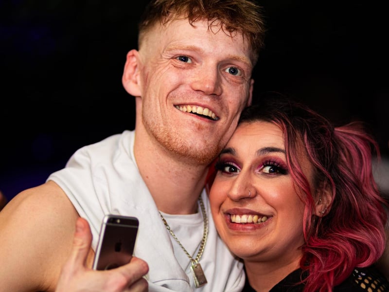 Last time out- with Lisa Pin-up at Raveyard in Peterborough