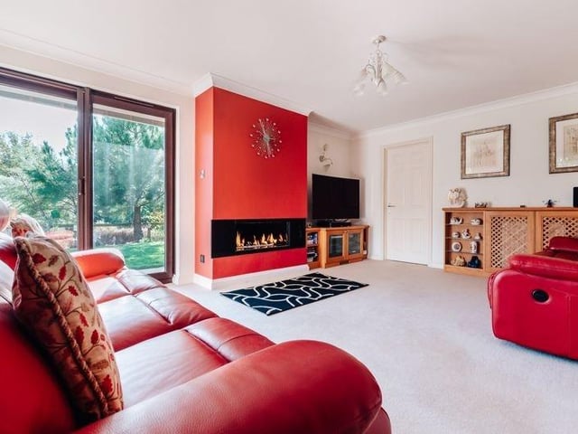 The property offers five bedrooms and six reception rooms