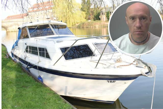 Ben Cunningham and the San Periel boat