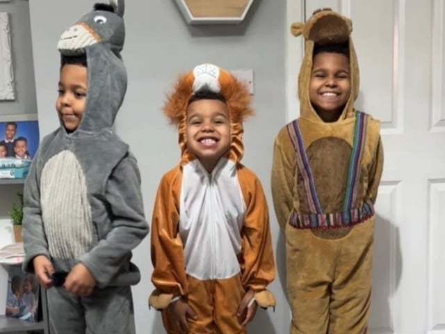 Hannah Hawkins sent in this lovely shot of her three boys, all of whom are mad keen on animal stories.