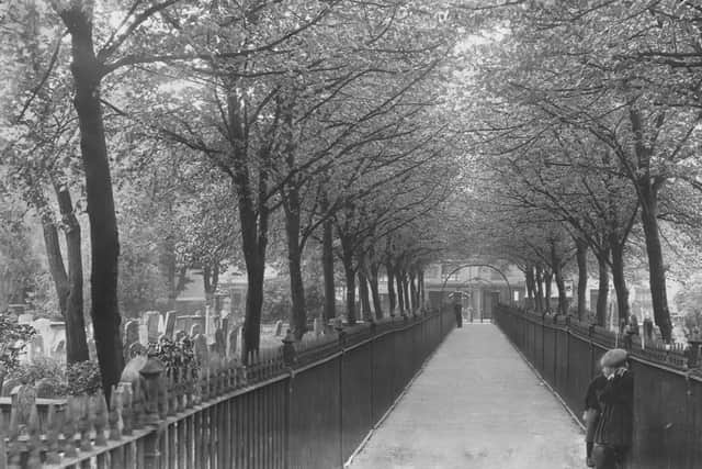 How the old graveyard used to look
