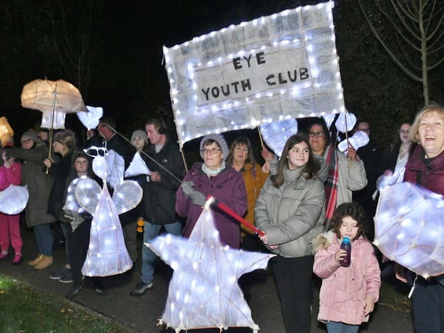 Light Up Eye lantern parade