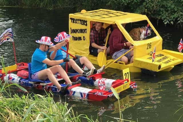 The Deeping Raft Race has a different theme each. This year, entrants are being asked to design their rafts and don fancy dress in the theme of 'Sporting Heroes'.