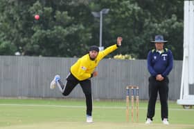 Karanpal Sinh took two wicktets for Peterborough Town at Market Deeping.