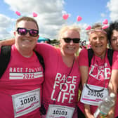 Race for Life 2022 runners at the East of England Arena.