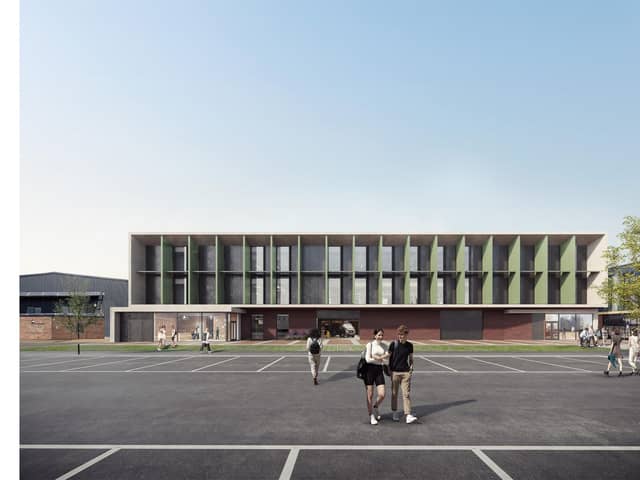 This image shows how the Centre for Green Technology should appear once completed.