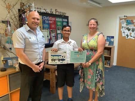 Apameya Ghosh from St Augustine’s C of E Junior School took first prize