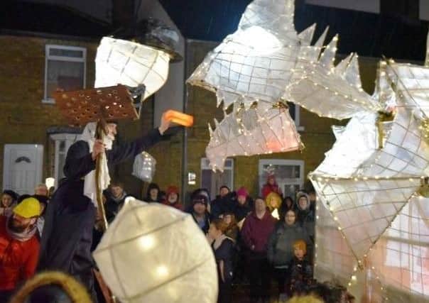 Try lantern making in Eye village
