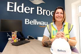 Trainee assistant site manager Shelly McLean at Bellway’s Elder Brook development in Peterborough