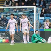 Disappointment for Posh players after Wycombe's second goal. Photo: Joe Dent/theposh.com