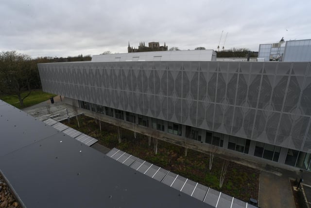 The university building seen from the roof of the Peterborough Research and Innovation Centre