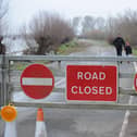 B1040  Whittlesey to North Bank road is closed after a flood warning was issued