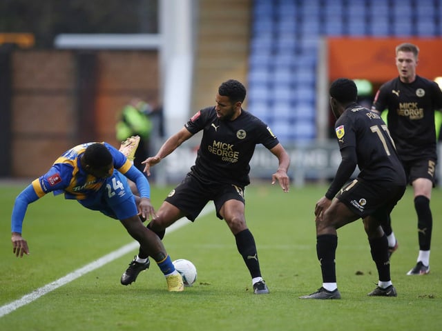 Change 3. Posh need to speed up their passing from the back and Thompson tends to do everything quicker than gifted youngster Ronnie Edwards. We don't mean hoofing it forward, but controlled passing into Jack Taylor before the opposition can get set defensively. Thompson has struggled at right-back this season, but protection either side of him should enable him to cope better in the middle of a back three.