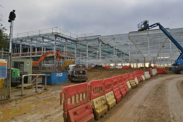 Building work is well underway at the site of can manufacturing hub in Shrewsbury Avenue, Woodston, Peterborough.
