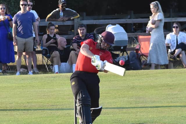 Conor Craig in action for Oundle at the Burghley Park sixes. Photo: James Biggs