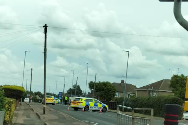 Cambridgeshire Police were called to cordon off the road at about 10.30am (picture: Milan Vanco)
