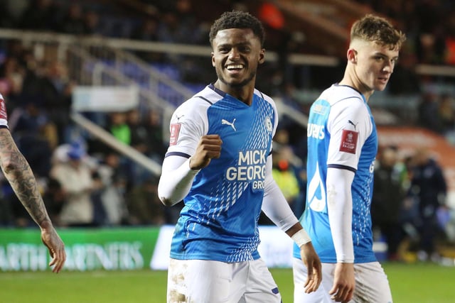 The loanee full-back from Norwich scored a superb FA Cup winner (2-1) just 18 minutes into his Posh debut as a half-time substitute. Poor for Posh in the Championship, but excellent since joining Plymouth. Mumba is pictured celebrating his goal.
