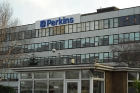 The Perkins Engines offices and factory in Peterborough.