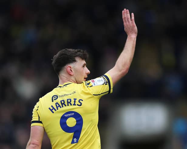 Oxford United striker Mark Harris. Photo by Cameron Howard/Getty Images.